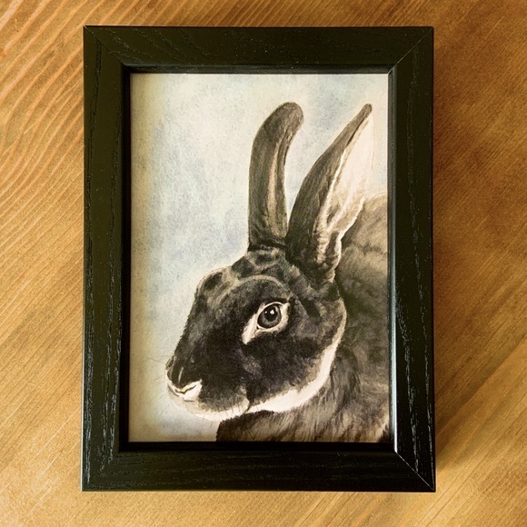 Framed Print Rex Rabbit from Original - Picture 2 of 4